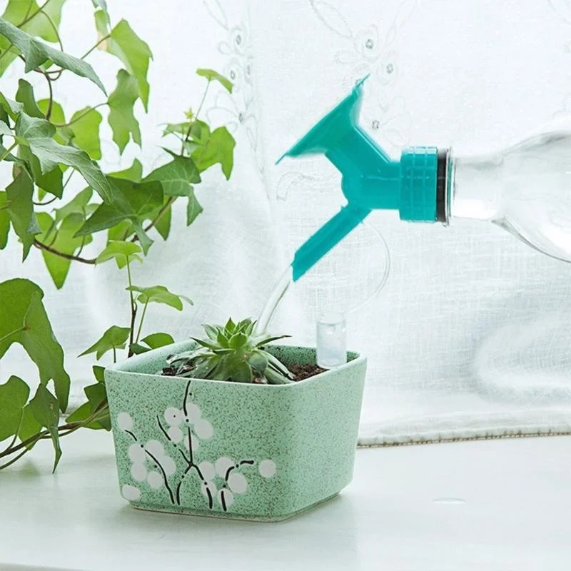 Plastic Sprinkler Nozzle Potted Plant Watering Nozzle Waterers Bottle Sprinkler Garden Watering Tool