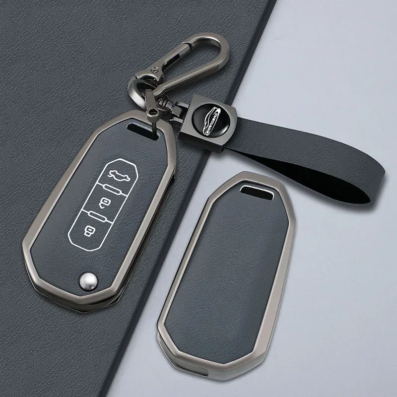 

Zinc Alloy Car Remote Key Case Cover Shell Accessories For Ford Territory EV EcoBoost S350 Yuhoo 7 8 Transit Custom Equator