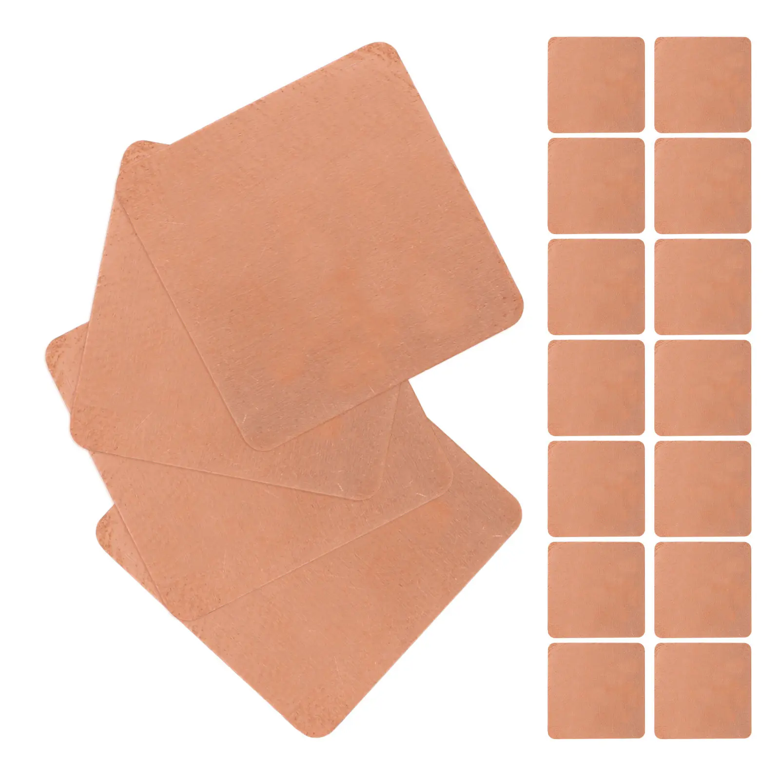 

20Pcs Copper Heat Dissipation Sheets Ultra Thin High Conductivity Thermal Pads for Mobile Phone Laptop GPU Graphics Card DIY