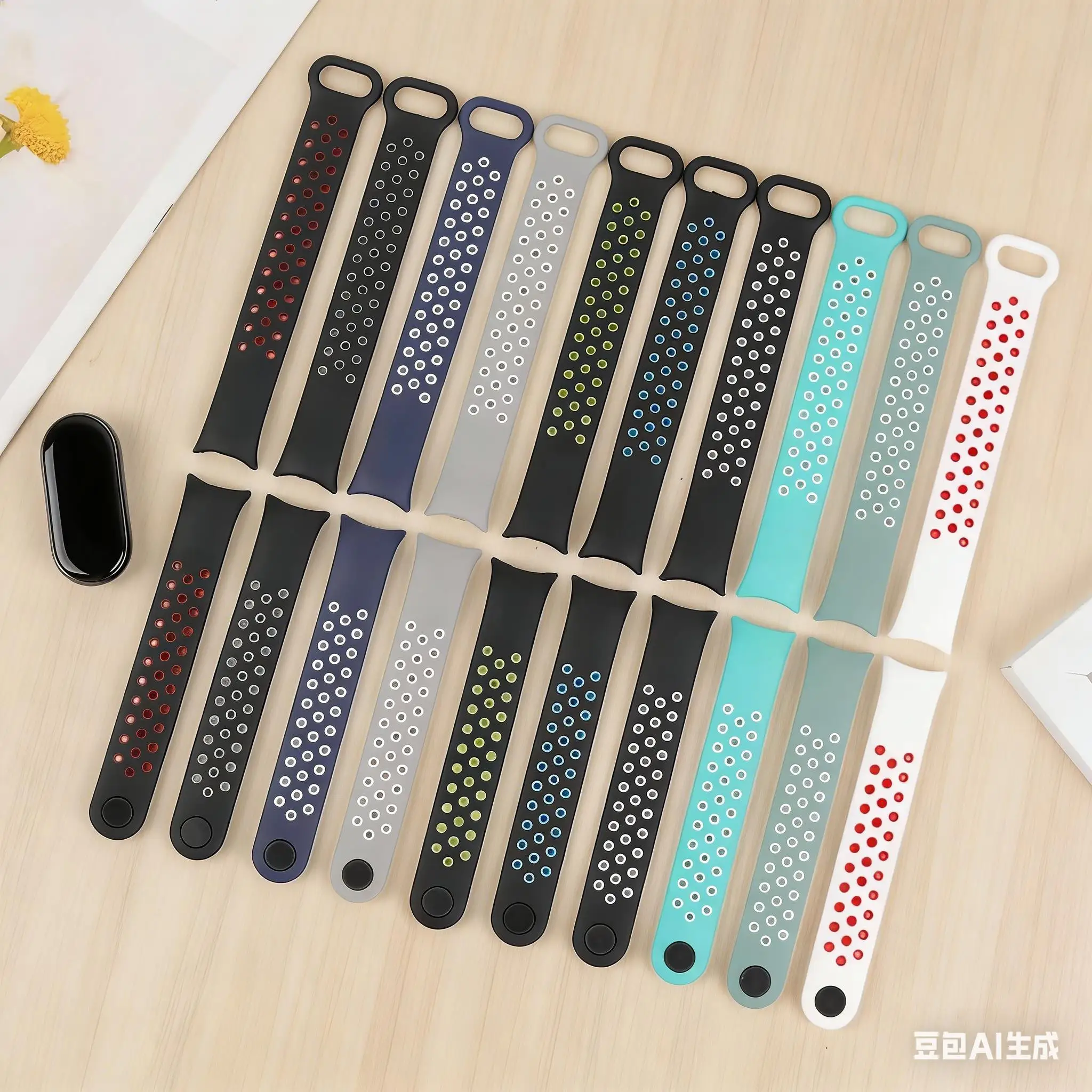 Sport-Silikonarmband für Xiaomi Smart Band 10 9 8 Armband Pulseira Correa Xiaomi Mi Band 10 9 8 Armband NFC Zubehör