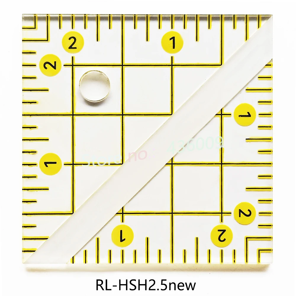 

Square Triangle Multiple 12-1/2"，6-1/2"，4-1/2"，2-1/2" Quilting Ruler with Grid Lines