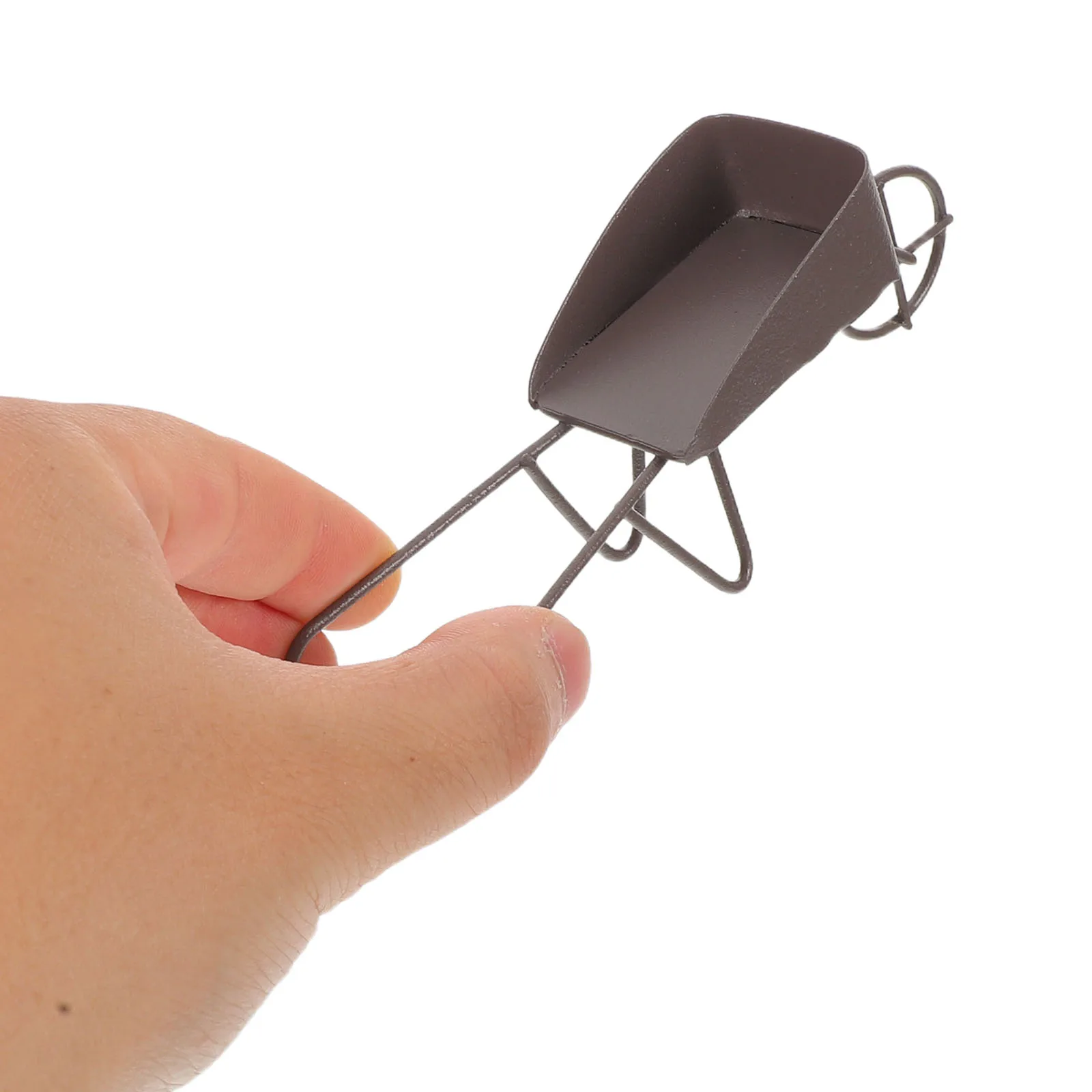 8Pcs Miniature Garden Decoration Micro Tools Set Mini Wheelbarrow Shovel Hoe Succulent Plant Kit for Bonsai Garden Accessories