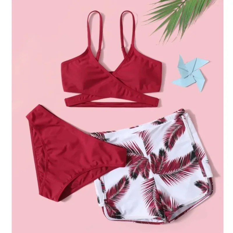 

Новые сексуальные бикини из трех частей 2025, женские купальники с эффектом пуш-ап, женский купальник, купальные костюмы, бразильский комплект бикини, пляжная одежда