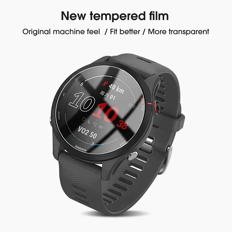 Tempered Glass For Garmin Forerunner 255 255S 245 235 735 735XT 745 935 945 955 165 55 45 Smart Watch Film Screen Protector