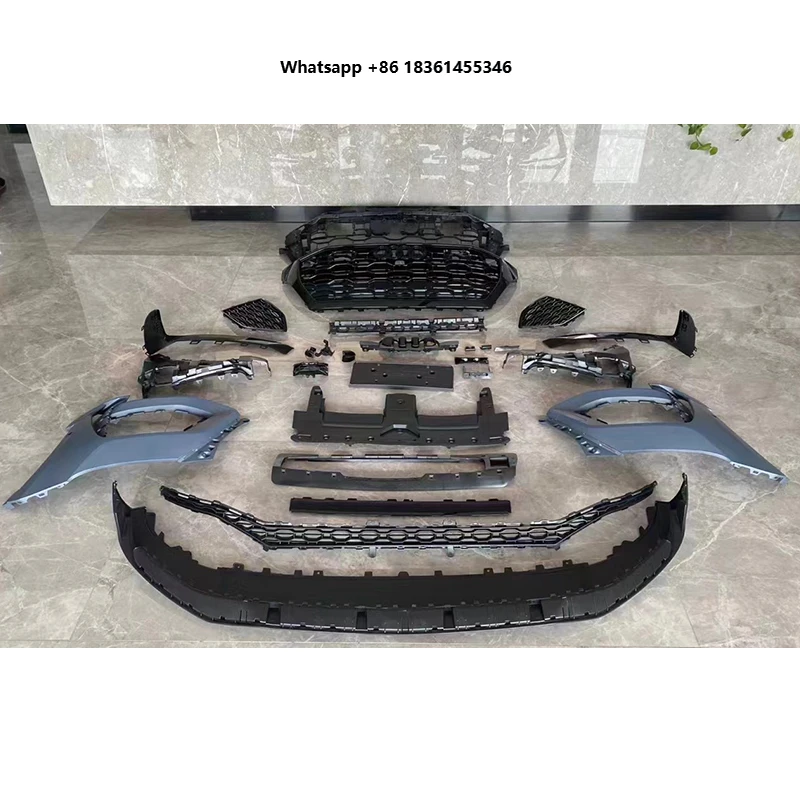 

Factory Car Q8 Upgrade RSQ8 Front Bumper Body Kit RSQ8 Style Front Bumper With Grill for Q8 4M SQ8 2020 2021 2022 2023 2024