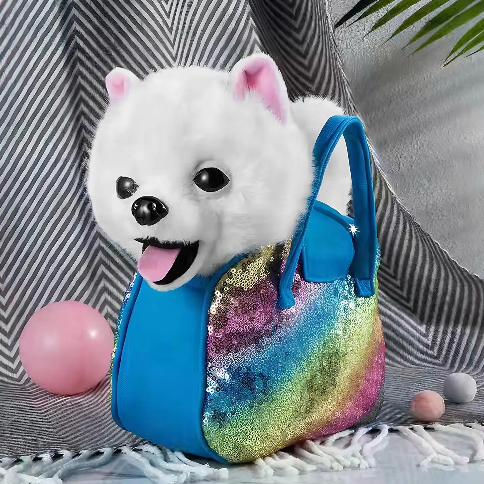 Electronic Toy Dog Soothing Interactive Singing Barking Electric Dog for Kids for Boys Girls Teens Children Living Room Bedroom