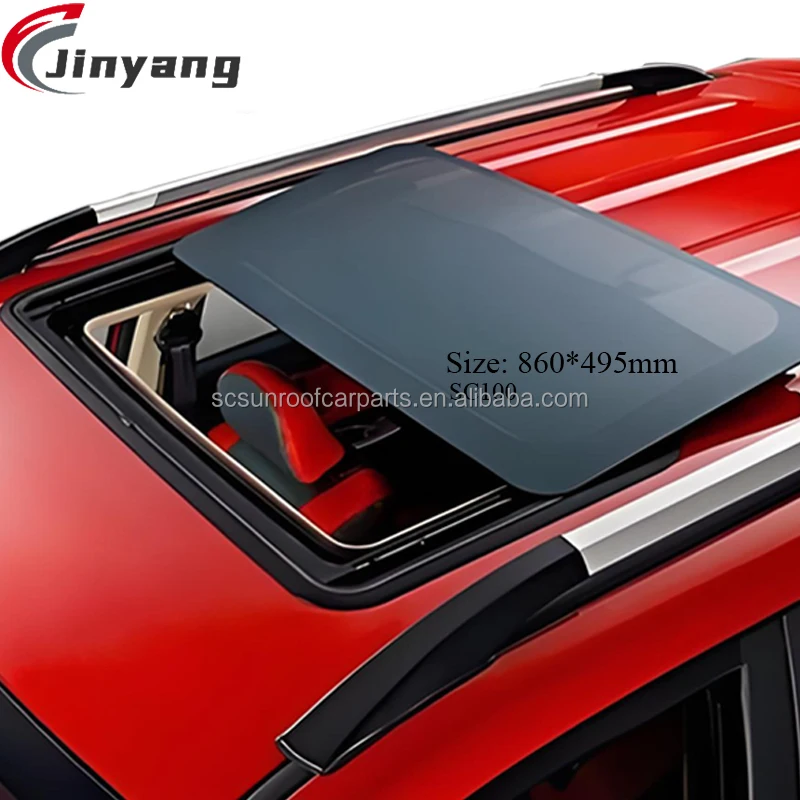 

Car Universal Electric Sunroof Glass Assembly SC100 Size 860*495mm
