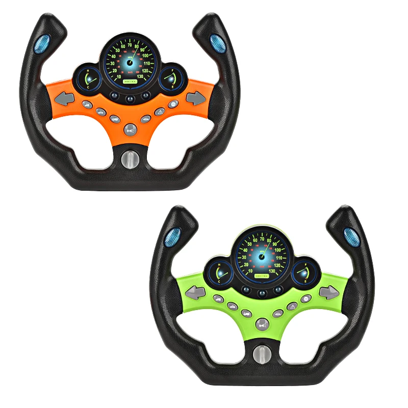 

U-Shaped Racing Steering Wheel with Lights & Music - Toddler Interactive Drive Toy, Realistic Gas Pedal, Perfect for Little Race