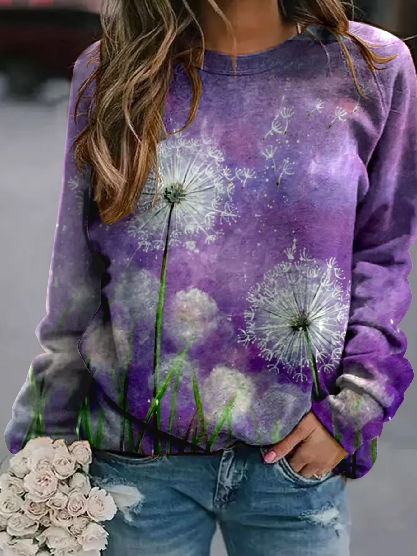 New Natural Scenery Painting Floral 3D Printed Women Hoodies Streetwear Sweatshirts Oversized Pullover Tracksuits Girls Clothing
