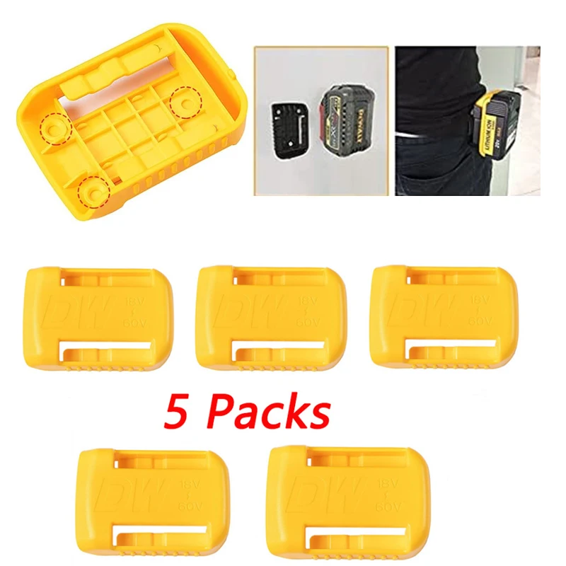 5 Adet Batarya Tutucu: DeWalt, Milwaukee, Makita ve Bosch Aletleriniz İçin Mükemmel Çözüm