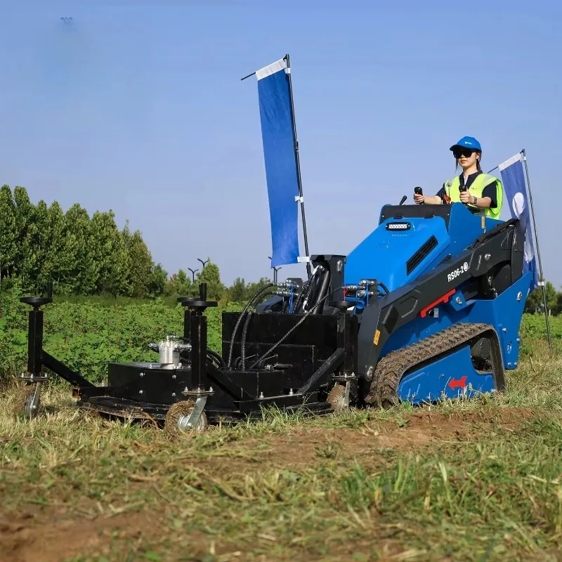 Motor Kompaktlader Günstige Crawler Raupen-Minilader Kleiner Kompaktlader