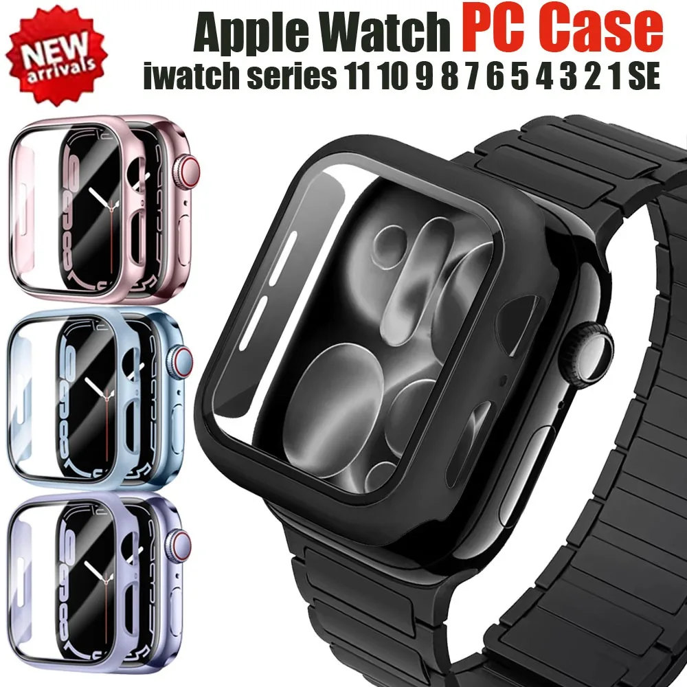 PC-Gehäuse für Apple Watch Ultra 3 2 49mm 11 10 46mm 42mm Sturzsichere Vollrahmen-Displayschutzschale iwatch 9 8 7 6 5 SE 45mm 41mm