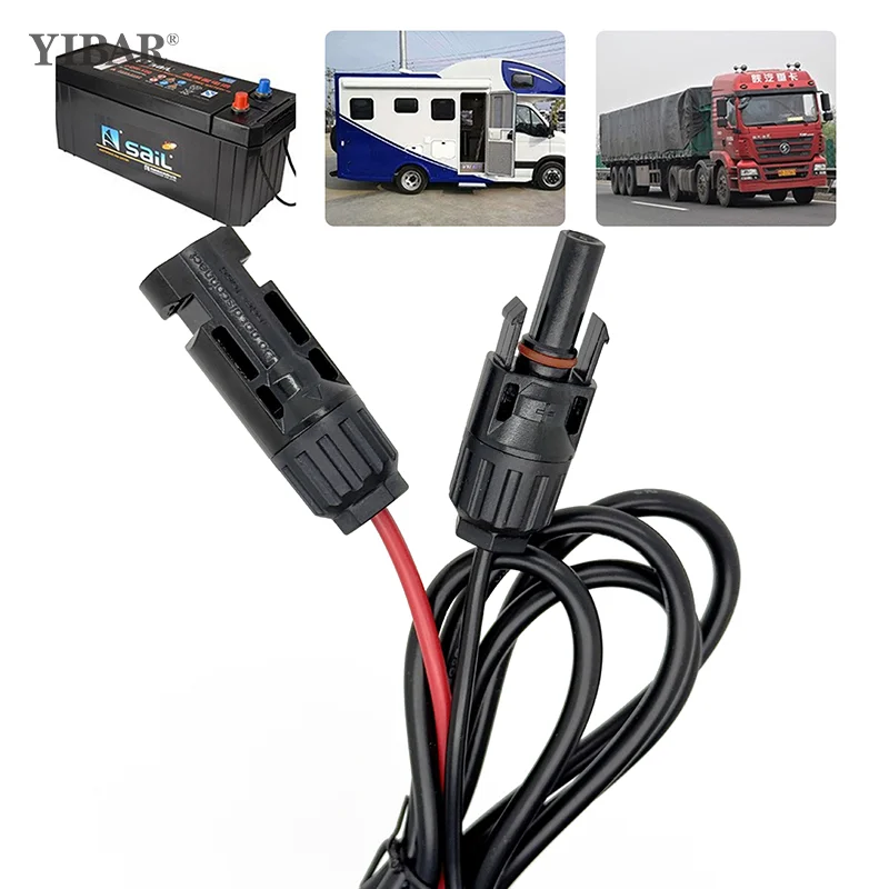 MC4 To DC 5521 Adapter 1.5m Extend Output Cable For Solar Panel Power Connector For Motor Home For Yacht