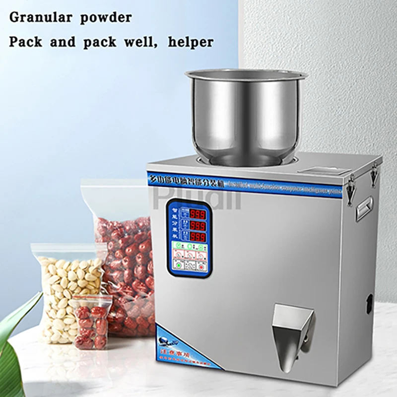 200/99g Filling and Weighing Machine Automatic Packing Machine Tea Leaf Filler Particle Powder Black Tea Racking Device