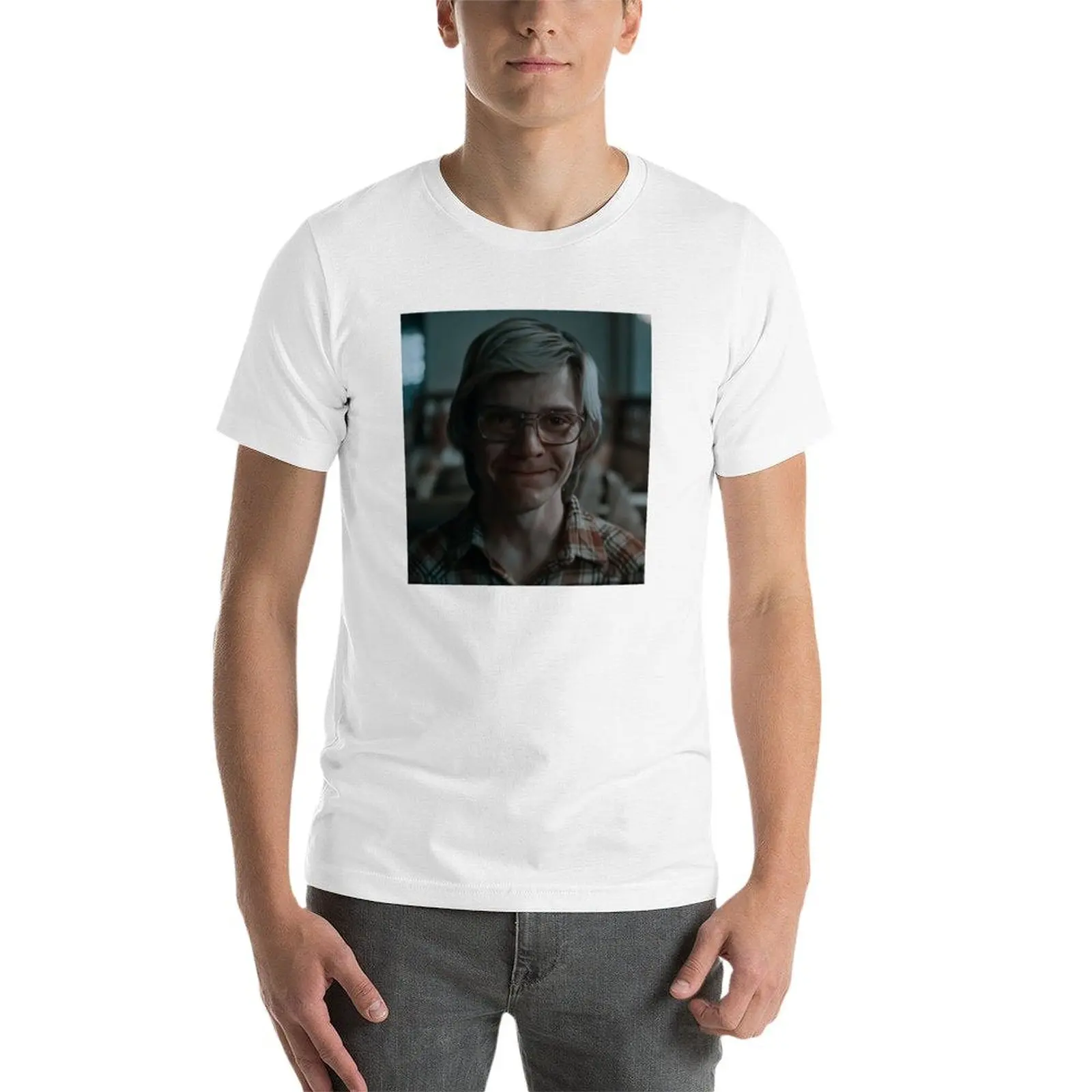 تي شيرت جيفري دامر تي شيرت مصمم للرجال تي شيرت قطني #4