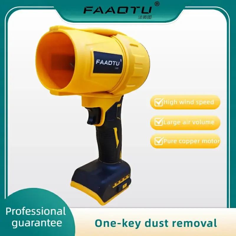 

FAAOTU Air Blower Cordless Turbo Fan Handheld Violent Fan Dryer 20V Rechargeable Dust Blowing Compatible with DW 20V Battery