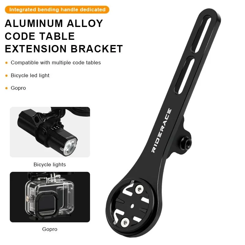 Uchwyt na licznik rowerowy i kamerę, aluminiowy uchwyt na kierownicę roweru, mocowanie do rowerów górskich i szosowych, kompatybilny z Garmin