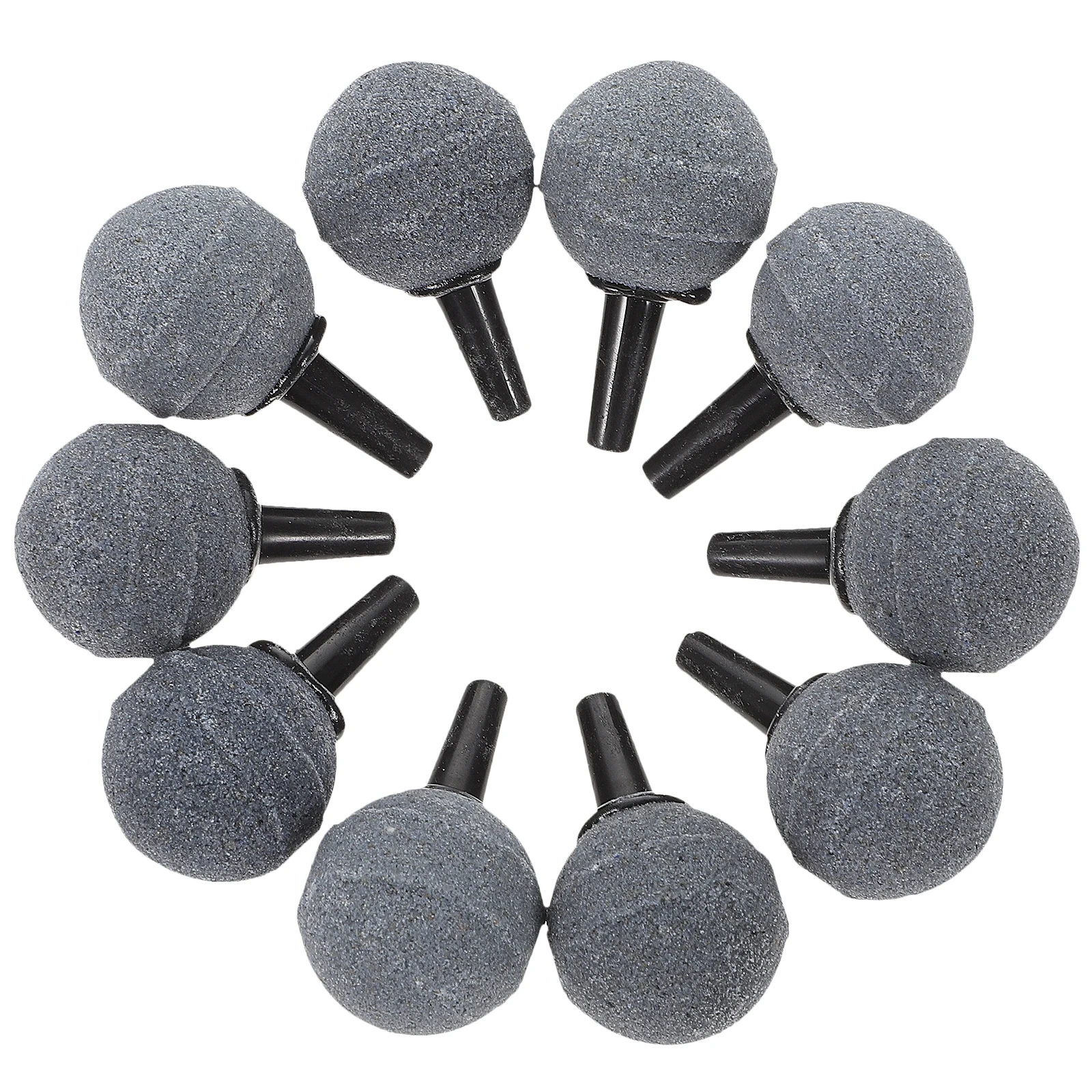 

10 Packs Ball Shape Air Stone Bubble Diffuser Airstones Pump for Aquarium Fish Tank Hydroponics Mineral Material Creates