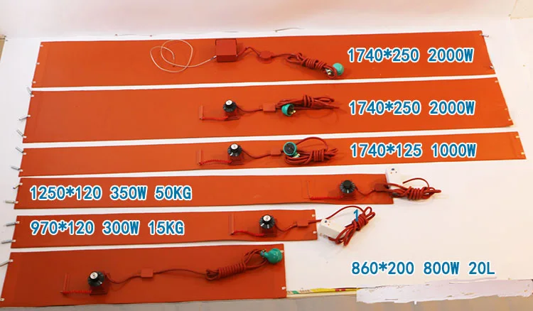 Imagem -05 - Silicone Banda Tambor Aquecedor Cobertor Óleo Biodiesel Plástico Metal Tambor Aquecedor Barril Tanque de Gás Botão Controle de Temperatura 220v 20200l