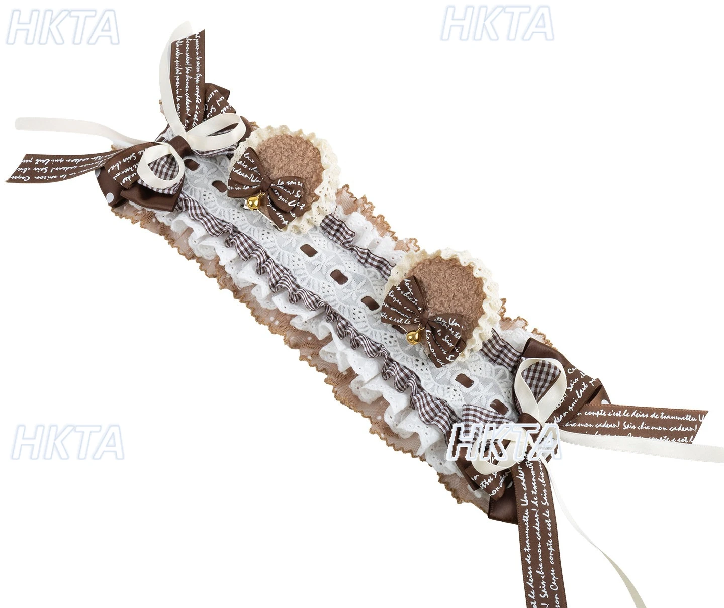 日本のかわいい漫画ロリータヘッドバンドエッジクリップ新しい帽子女性レース弓水玉リボントップハットペアクリップヘッドギア女性