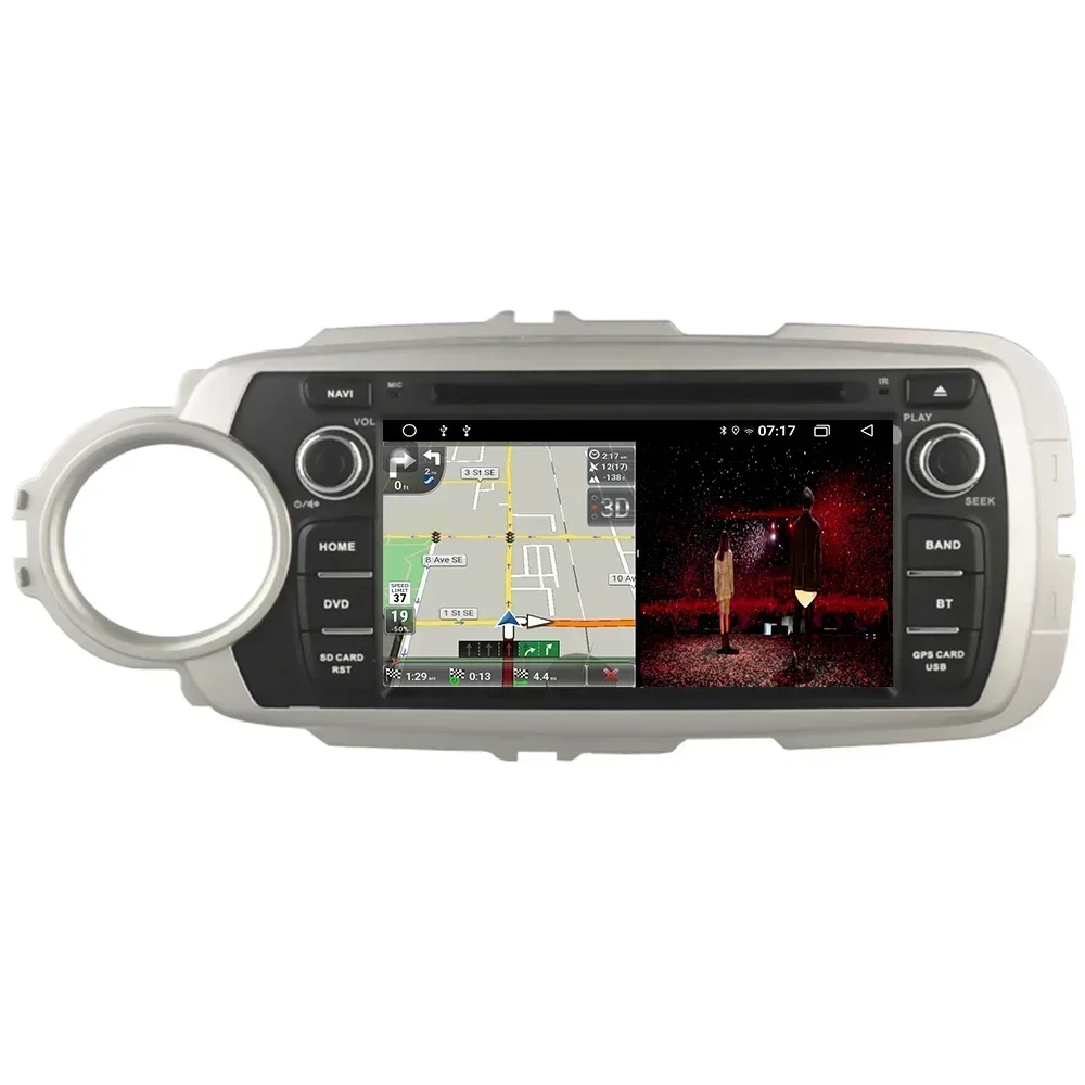 Lecteur de limitation d'autoradio Android 13, navigation GPS, DSP, 2Din avec DVD, Toyota Yadditif, Sliver, 2012, 2013, 2014, 2015, 2017, 2050