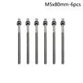 6pcs M5x80mm