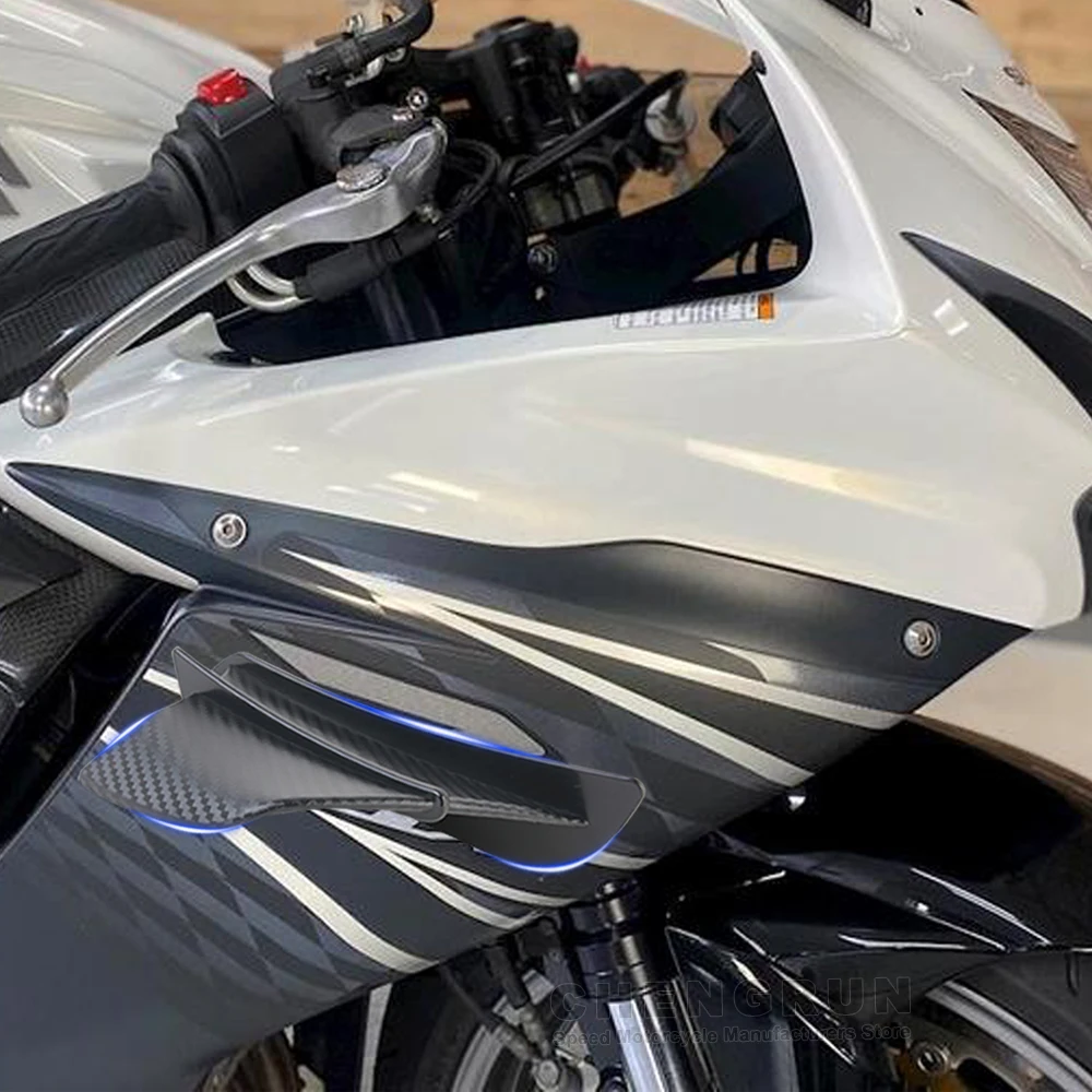 Motorcycle Winglet ABS Plastic Wing Spoiler for Suzuki GSXR 600 GSX R GSXR600 Accessories K1 K2 K3 K4 K5 K6 K7 K8 K9 1998-2024