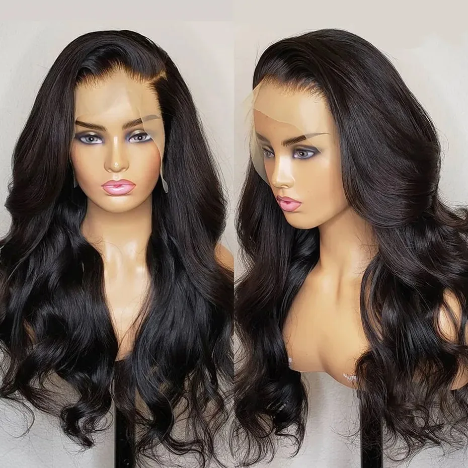 360 Body Wave Full Lace Frontal Wigs Human Hair 13x6 13x4 Transparent Lace Front Wig Brazilian Virgin Hair for Black Women