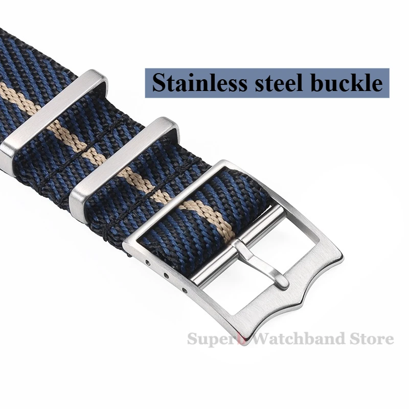 Нейлоновый ремешок для часов Tudor для Omega, тканый холщовый тканевый ремешок для Seiko, мужской военный спортивный быстросъемный браслет 20 22 мм