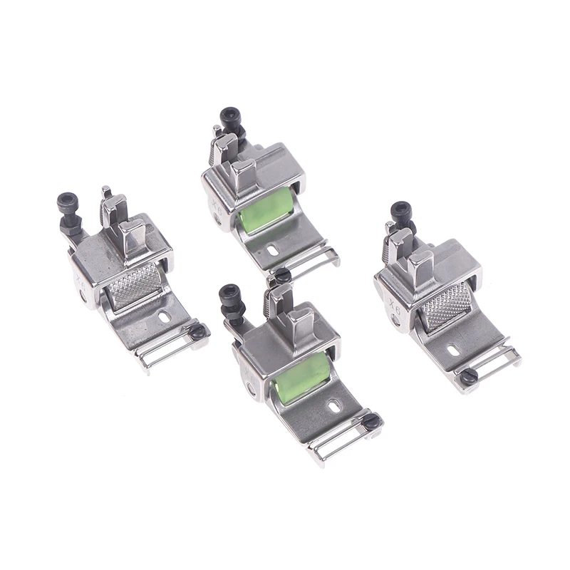 X6 Roller Hemming Presser Foot Left Right Edge Positioning Open Line Crimping Multi-Purpose Presser Foot For Apparel Machine