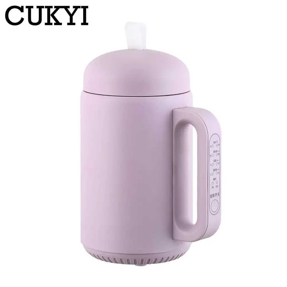 CUKYI 1L Health Pot Electric Kettle Porridge Boiling Machine Stew Soup Cup Slow Cooker Water Boiler Tea Maker Office Warmer 220V