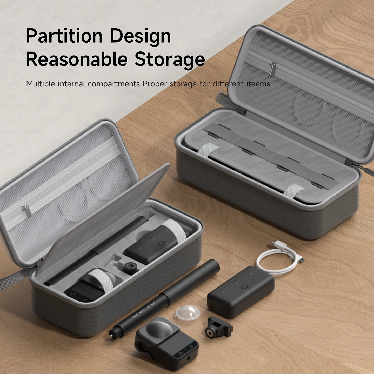 Hagibis Carrying Case for DJI Osmo 360 Portable Travel Hard Shell Storage Bag for Gimbal Stabilizer Battery Cable Accessories
