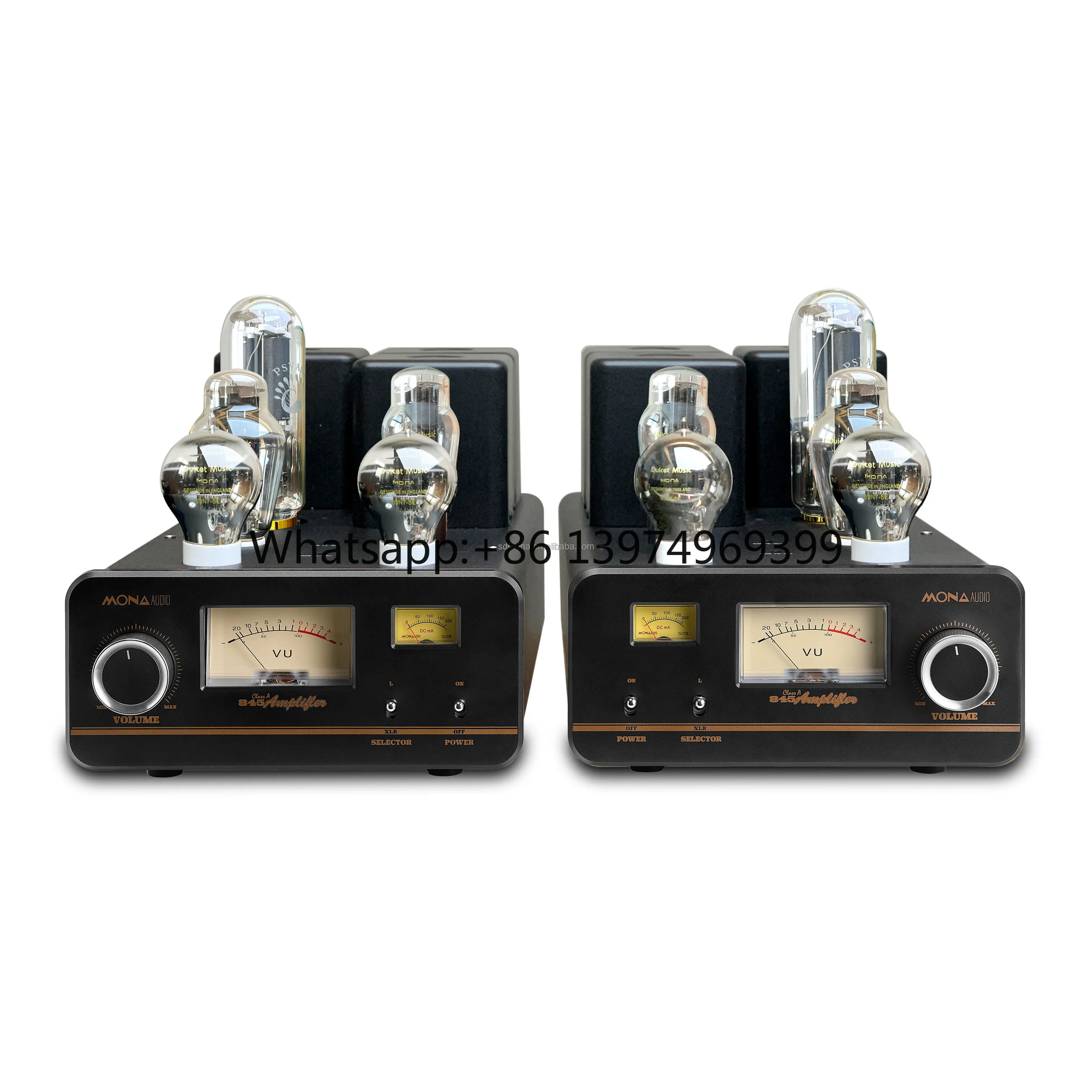 Queenway High-end 2.0-Channel Home Audio Amplifier Aluminium Chassis Digital Audio Hi-Fi Network Streaming Balanced Inputs