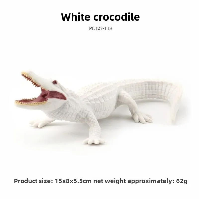 Collectible Hand-painted Crocodile Miniatures, Set of Realistic Yangtze Gators and Wild Boar, Exquisite Wildlife Model Toys