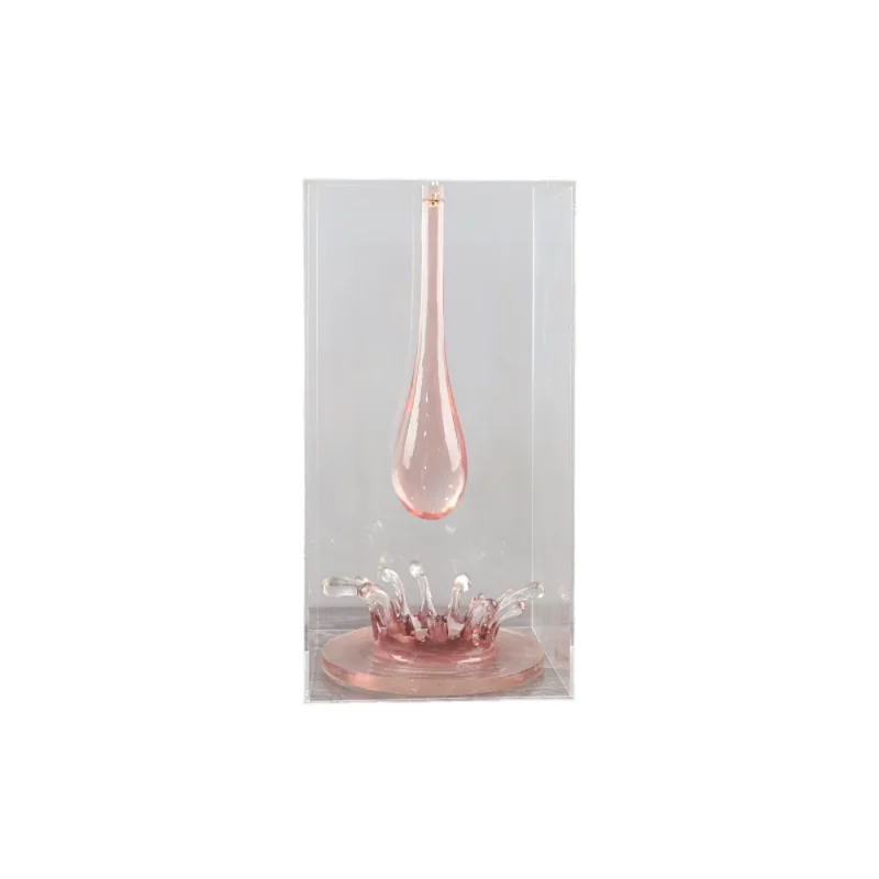 Modern simple abstract acrylic transparent resin water drop art ornament living room entrance study home decoration