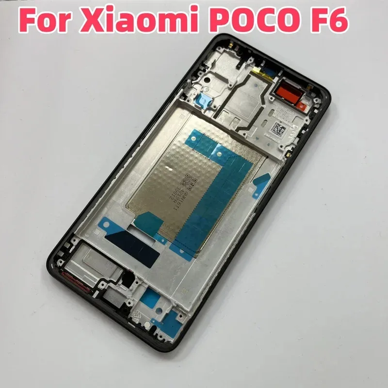 phone frame For Xiaomi Poco F6 Front Middle LCD Frame Central Housing Bezel Repair Parts
