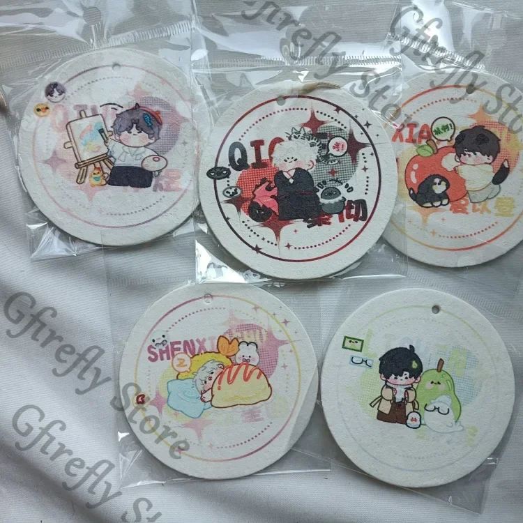 

Любовь и глубокий космический Xavier Sylus Caleb, древесная целлюлоза, губка, украшения для косплея, фигурка Rafayel Zayne, кулон, талисман