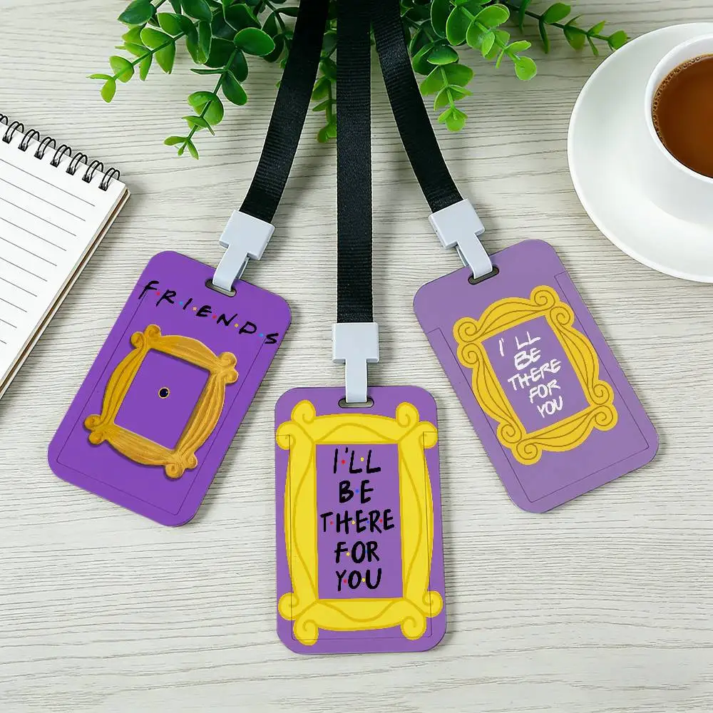 TV F-Friends Neck Strap Lanyard Card Holder ID Bus Card Cover Badge Holder Pass Hang Rope Lariat Gifts Keys Accessories
