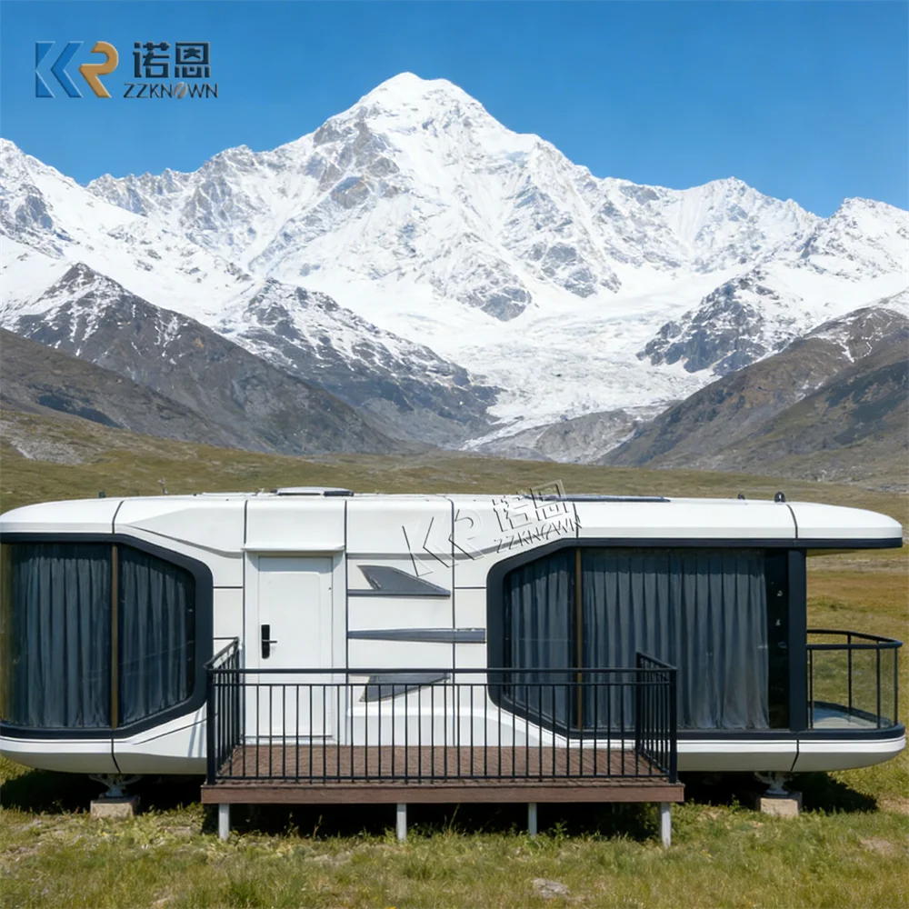 Portable Outdoor Capsule House Modular Design Prefab Pod Home Comfortable Prefabricated Tiny House For Camp