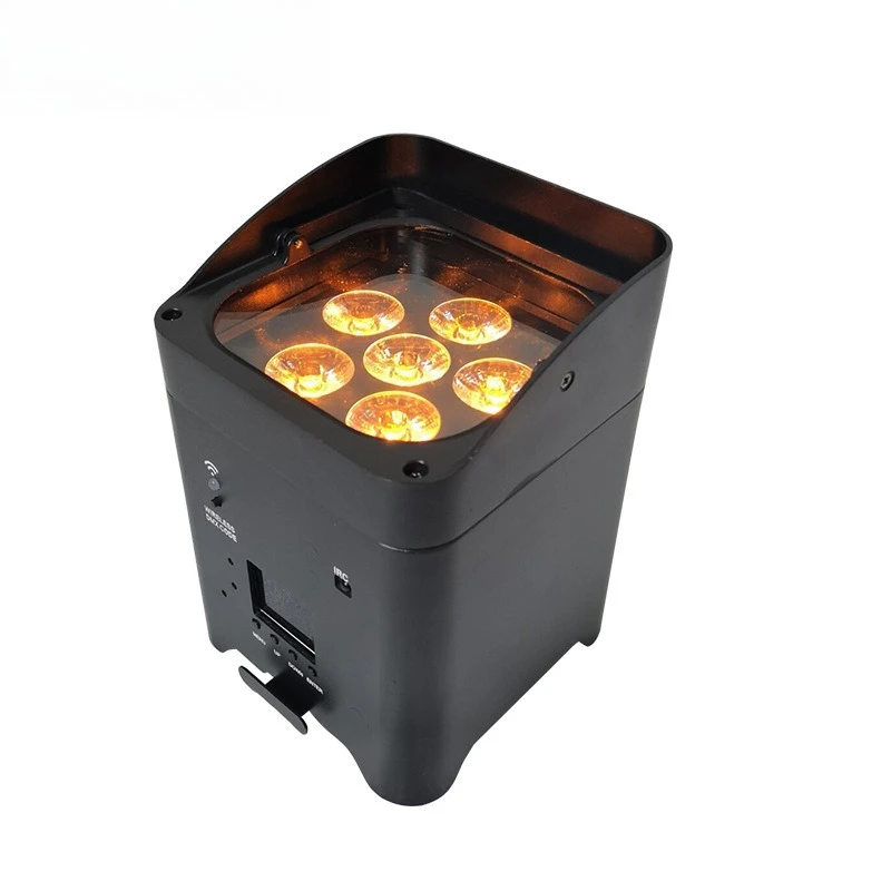 

6 six-in-one 2.4G wireless remote control APP battery par light stage wedding dyeing background ambient light