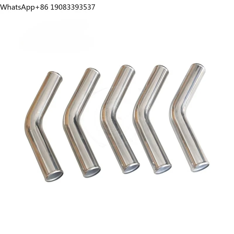 Aluminum Pipe 70mm OD 45 Degree, 500MM Total Length