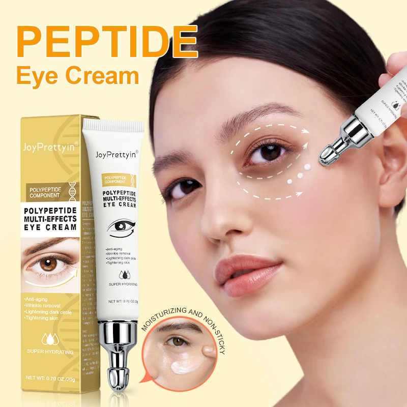 

Joyprettyin Peptide Anti-Dark Circles Eye Cream Eye Bags Removal Anti-Wrinkle Lifting Firming Eye Care