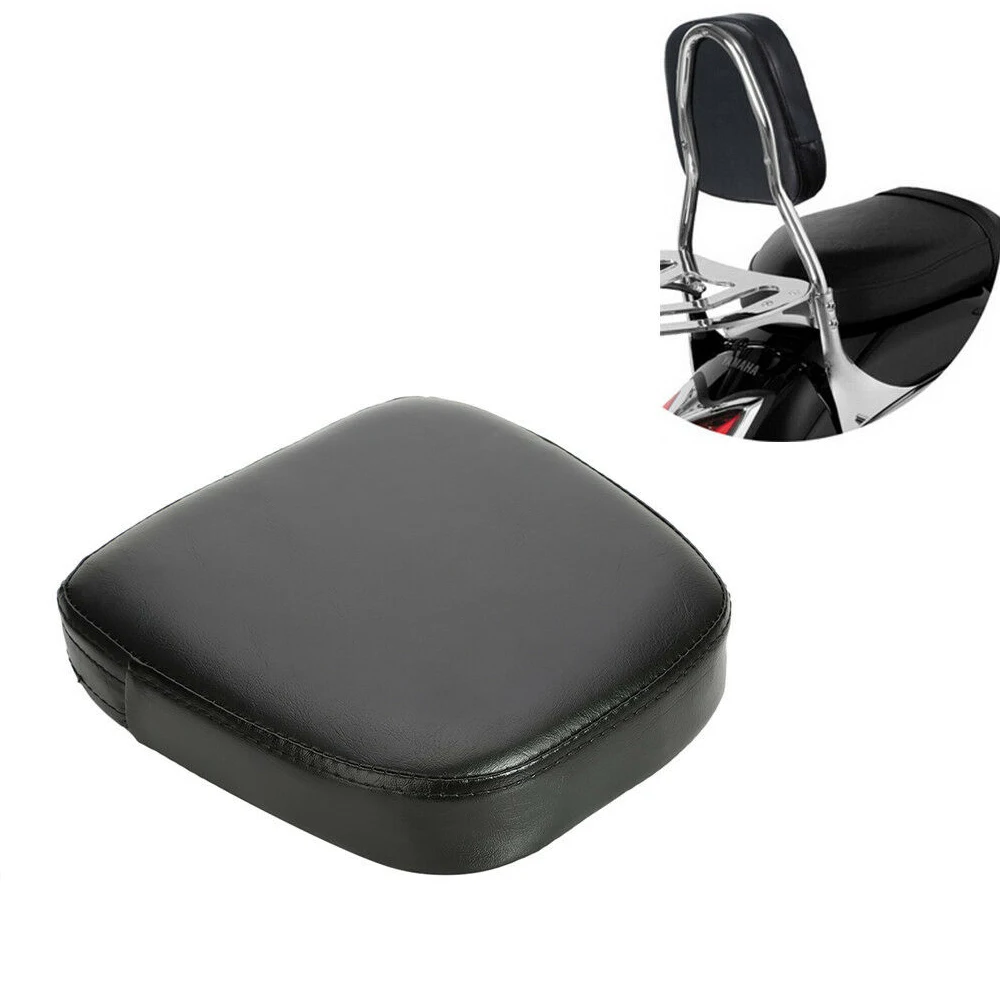Coussin de dossier pour sissy bar de moto – cuir PU, compatible avec les cruisers