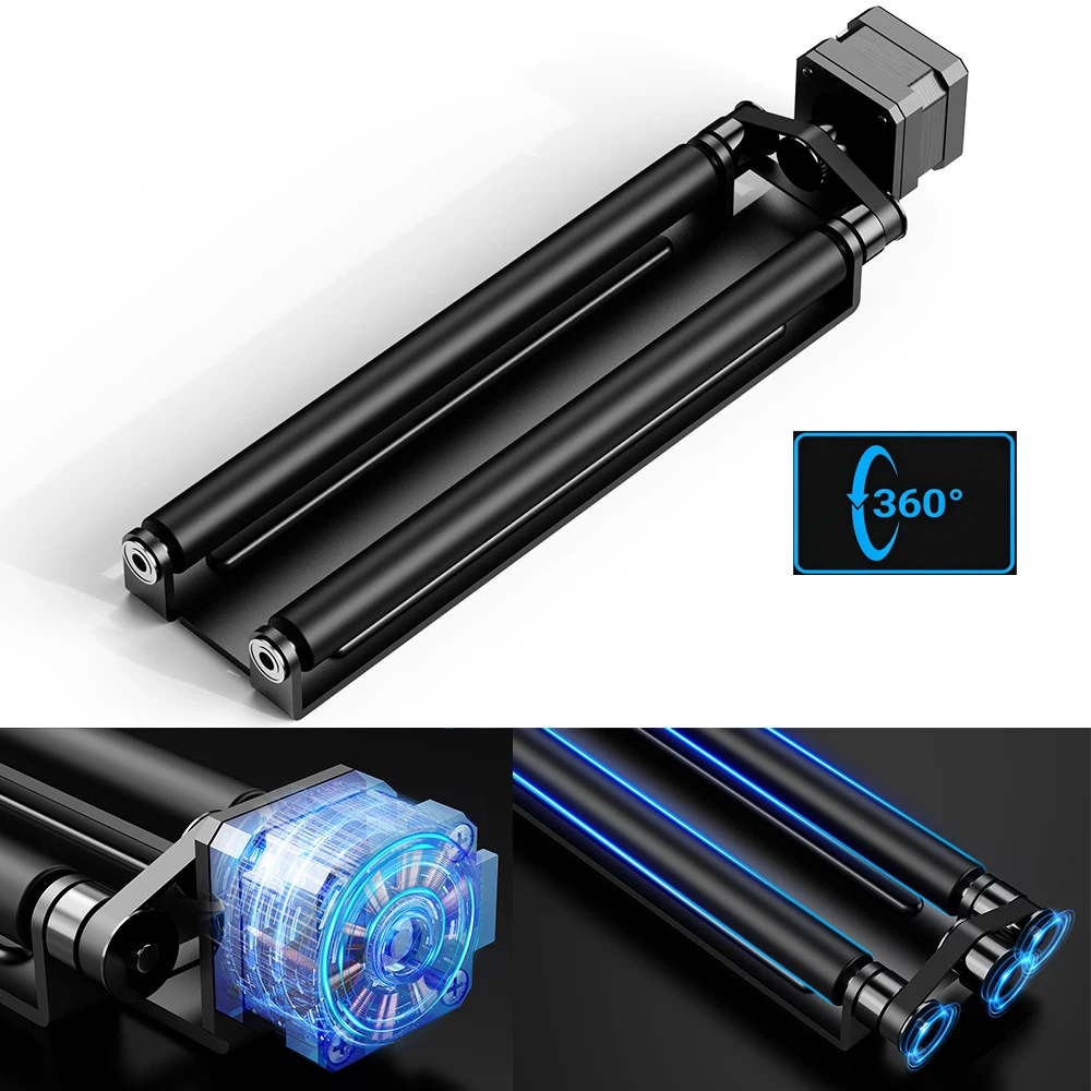 Rotary Module Laservii-LR1 Laser Engraver Y-axis Rotary Roller 360° Rotating Engraving Module Engraving Cylindrical Objects Cup