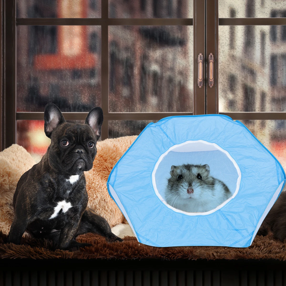 

Creative Pet Game Fence Tent Durable Outdoor Indoor Playing Tent For Small Animals Hamster Rabbit Reptile Supplies Breathable