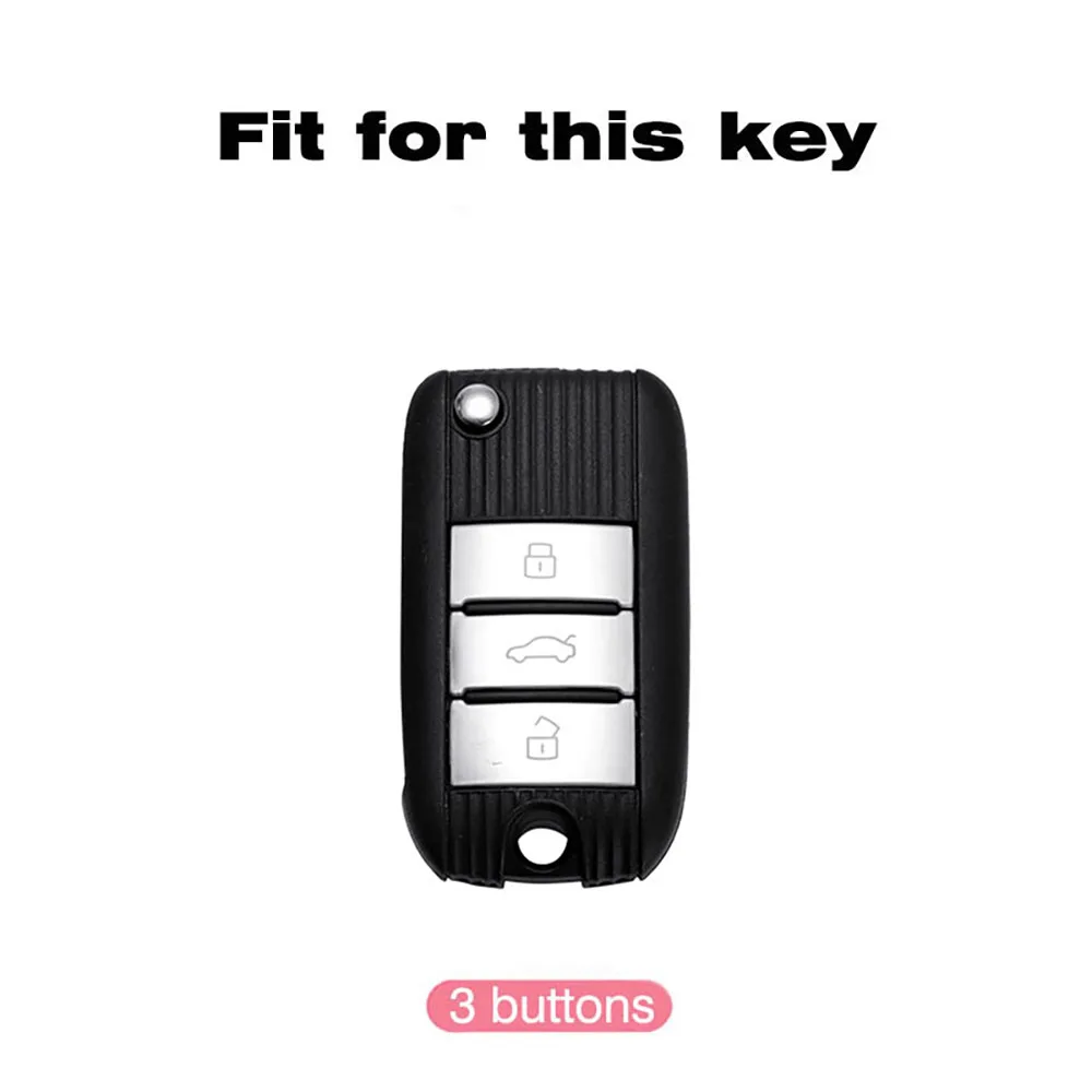 TPU Car Key Case Shell Folding Key Protective Cover Fit for MG ZS EV MG6 EZS HS EHS 2019 2020 Keyless Auto Accessories