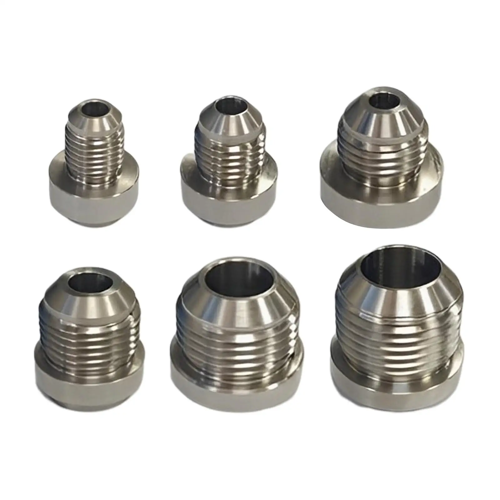 Male Billet Accessories Mounting Hardware Durable Easy to Install Assembly Direct Replaces Stainless Steel Male Weld on Fitting