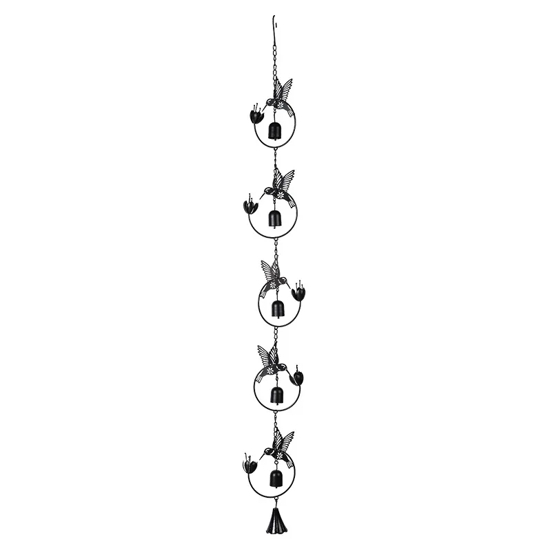 

Rain chain, butterfly bell, heart-shaped metal garden crafts, outdoor decoration, handmade courtyard
