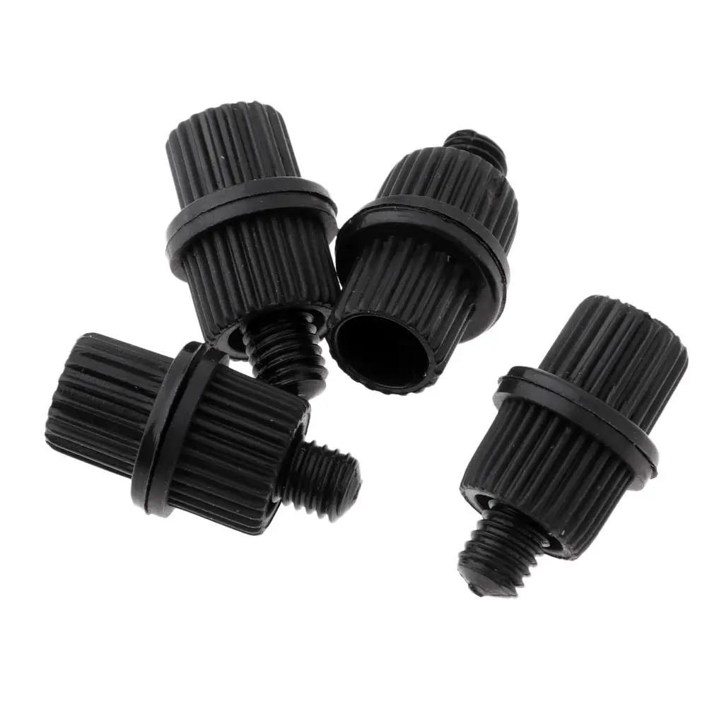 4Pcs License Plate Frame Fasteners Bolts for Motorcycle Motorbike Black Rust Resistance and Light-Weight