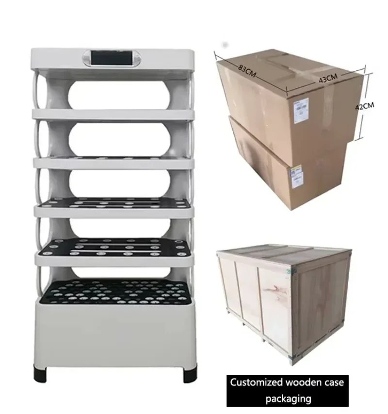 Indoor LED Light Hydroponic Vegetable Planting Machine Farm Garden Cross-border New